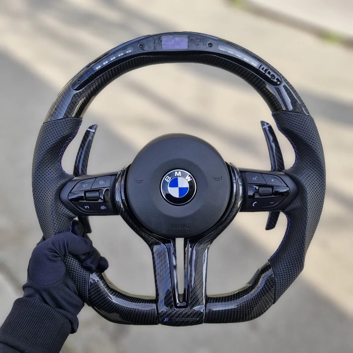 BMW Ratt 'All Black' Kolfiber & LED-Display 2005-2020