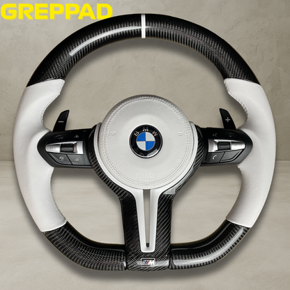 BMW Sportratt 'Kolfiber & Vitt läder' 2005-2020